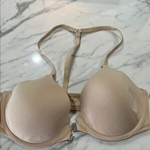 Gilly Hicks Beige T-Back Bra